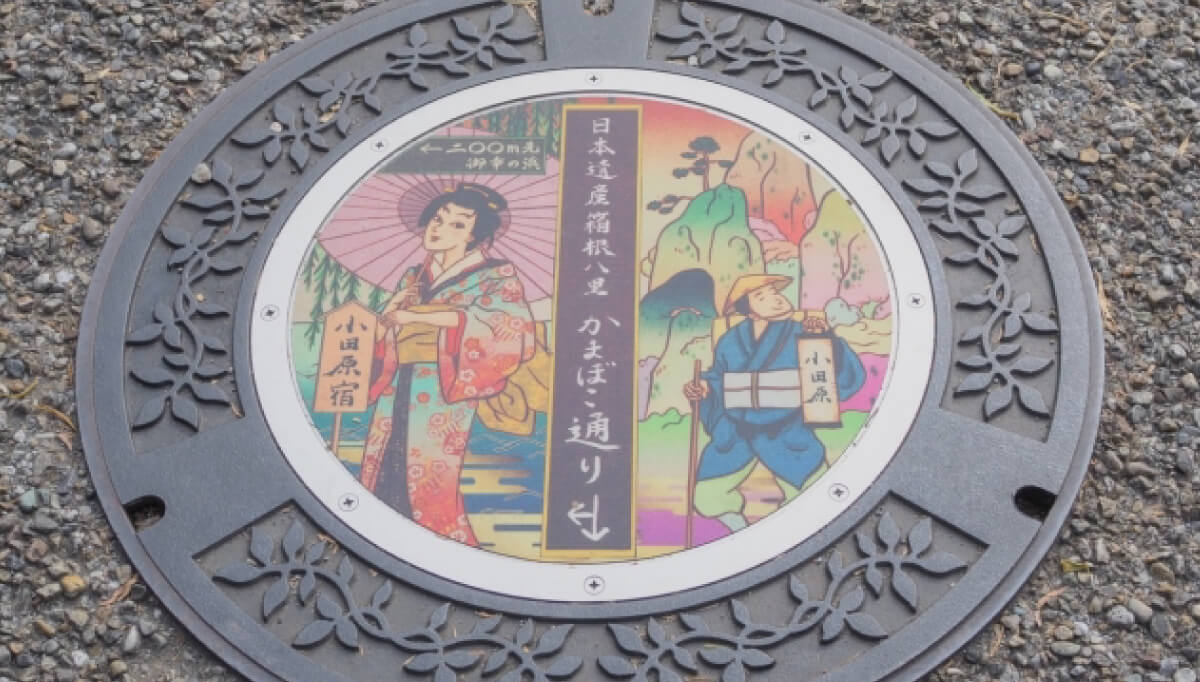 かまぼこ通りのマンホール